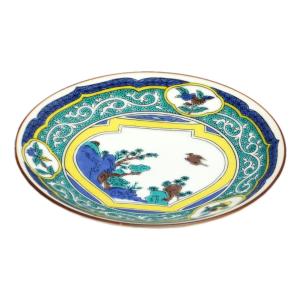 九谷焼 青郊窯5号皿 古九谷色絵牡丹文MC-508 : 北山堂 - 通販 - Yahoo