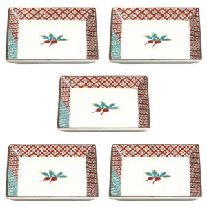 人間国宝塚本快示 快山窯 大輪菊文高台皿 共箱 陶器 皿 和 陶芸 有名