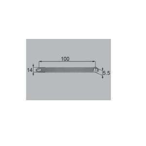 LIXIL新日軽ビル部品 アーム・フリクションステー・あおり止め等：連動アーム　シルバー（A8AR1030）｜hokusei2