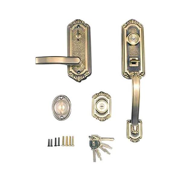 TOSTEM ドア・引戸用部品 錠 玄関・店舗・勝手口・テラスドア 把手：把手セット(サムラッチハン...