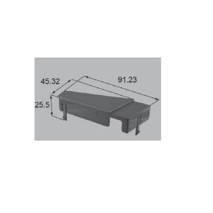 LIXIL新日軽ビル部品 キャップ・カバー類：下部キャップ (R)　こはく（C8C1041R）｜hokusei2