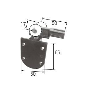 TOSTEM リビング建材用部品 クローゼット 折れ戸(フリー)：吊り車(1