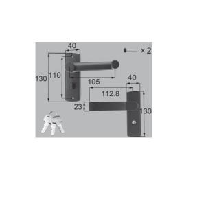 LIXIL 在庫有 S8DL1386 新日軽 門扉 錠・ハンドル部品 新ZC型錠 LIXIL 在庫有 S8DL1386 新日軽 門扉 錠・ハンドル部品 新ZC型錠