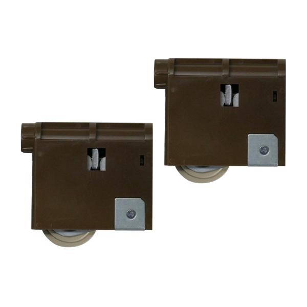 パナソニック住宅部品 内装ドア 引戸 戸車：内装引戸用Ｙ戸車　ダークブラウン２個入（MJB907K1...