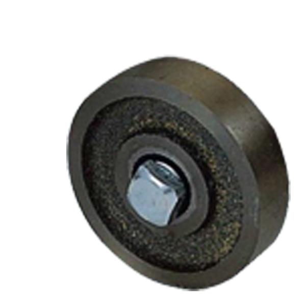 ヨコヅナ住宅部品 戸車 パテント車 パテント車：平型　鉄鋳物　１個入（PHP-0902）