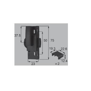 LIXIL新日軽ビル部品 ハンドル・クレセント・締り錠等：クレセント錠