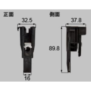 LIXIL新日軽ビル部品 ブロック・ライナー・スペーサー等：外召合框上端ブロック ( 窓 )(L)　...