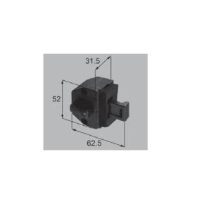 LIXIL新日軽ビル部品 外れ止め・振れ止め・ストッパー類：上げ下げストッパー　ブラック系（S8IS1073）｜hokusei2