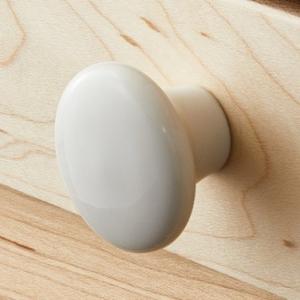 WOODONE住宅部品 キッチン・洗面化粧台 取手：Q型 磁器つまみ（UDWT004-U）