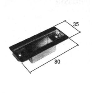 三協部品 玄関ドア ストライク：ストライク(たてかまち)[WD0836]【三協】【玄関扉】【錠受け】...