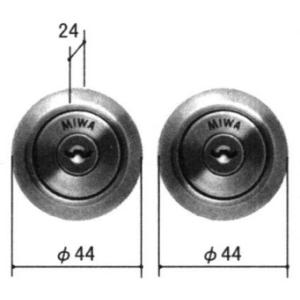 三協部品 勝手口 シリンダー・ストライク：シリンダー(たてかまち)[WD3843]【三協勝手口】【鍵...