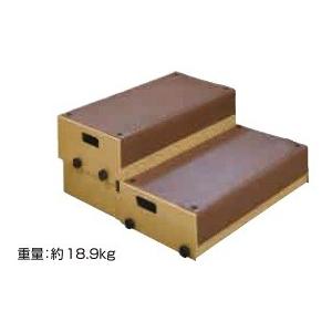 リフォーム用品 バリアフリー 据置式手すり たよレールdan：マツ六 2段