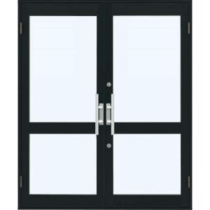 ykkap様 YKK AP YKKAP店舗 店舗ドア7TD 両開き[複層ガラス] 2ロック仕様：中桟