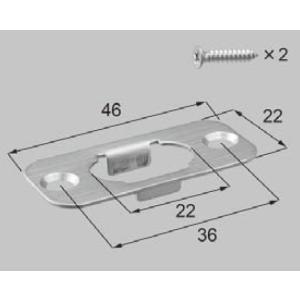LIXIL補修用部品 新日軽ブランド部品 ドア・引戸・内装材 内装 フランス落し：フランス落し受け[A8AAB1211]｜hokusei