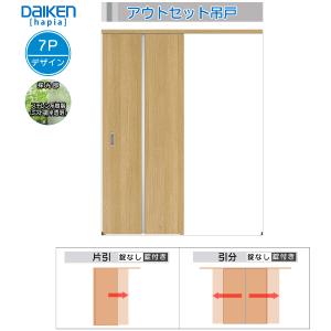 DAIKEN DAIKEN室内ドア ieria(イエリア)アウトセットドア 引分吊戸