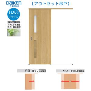 DAIKEN DAIKEN室内ドア ieria(イエリア)アウトセットドア 片引き吊戸