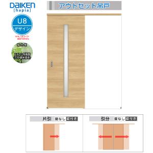 DAIKEN DAIKEN室内ドア ieria(イエリア)アウトセットドア 片引き吊戸