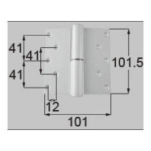 LIXIL補修用部品 ドア・引戸用部品 丁番 玄関・店舗・勝手口・テラスドア：丁番 プレナス用右吊 ...