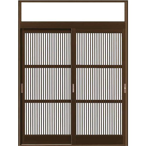 YKKAP玄関 玄関引戸 玄関引戸80型 額縁無枠[ランマ付] DHS-81N：内付[幅1635mm...