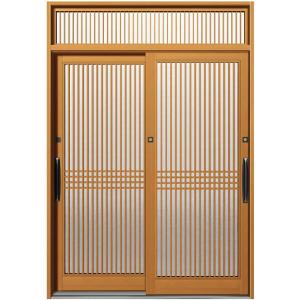 YKK AP YKKAP玄関 断熱玄関引戸 冴II 和風2枚建[ランマ付] DHS-3105
