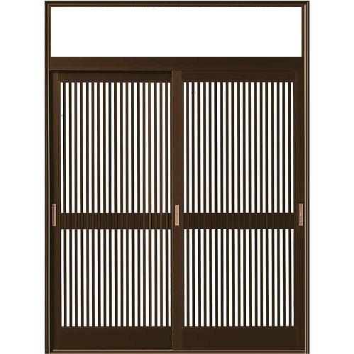 YKKAP玄関 玄関引戸 玄関引戸80型 額縁無枠[ランマ付] DHS-87N：内付[幅1800mm...