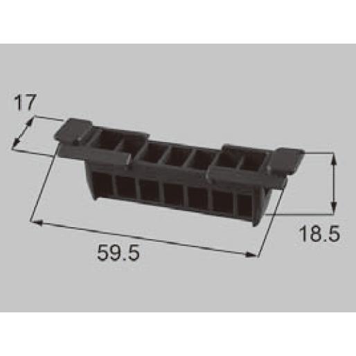 LIXIL補修用部品 新日軽ブランド部品 引違い窓 排水器：下枠排水器(小)[E8FB1225]