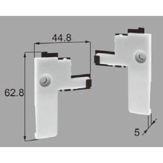 LIXIL補修用部品 新日軽ブランド部品 テラス・勝手口ドア ブロック：上端振れ止めブロック(内障子...