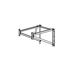 YKKAPウォールエクステリア アルミはしごエクスタラップII 取付ブラケット：出幅750用2個入り...