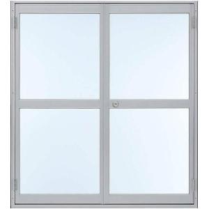 YKK AP YKKAP窓サッシ 簡易限定サッシ ドア フラット下枠 両開き：[幅