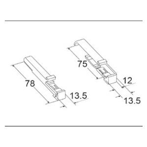 LIXIL補修用部品 窓・サッシ用部品 その他 その他：ガラスホルダー[FNMB002]