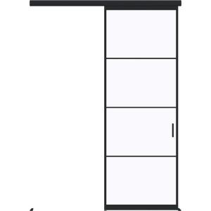 【クーポンで10％OFF】YKKAP室内引戸 ファミット[ガラスデザイン] アウトセット片引き戸 壁...