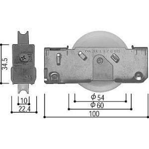 YKKAP交換用部品 戸車(HH-3K-11286)