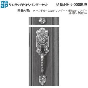 YKK AP サムラッチハンドル錠セット(HH-J-0230U9) 玄関ドア用