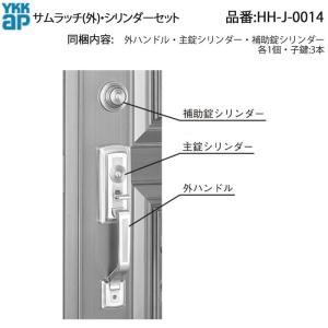YKK AP 交換用シリンダー(HH-J-0197) 玄関ドア 店舗ドア 框ドア 通風