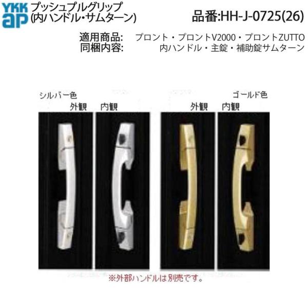 YKK AP HHJ0725 交換 用 部品 プッシュプルグリップ( 内ハンドル・ サムターン)( ...