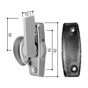 YKKAP 汎用 クレセント　10個 YKK AP 【お取り寄せ】YKKAP 取替用クレセント 汎用部品 窓用 鍵