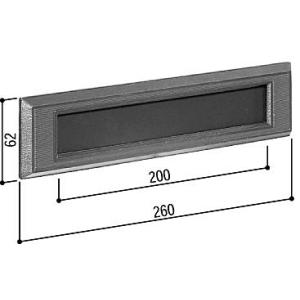 ポスト口(HH-K-13841)　ドア用ポスト　ドア用スコープ　通風ドア上げ下げ部品　飾り座　玄関ド...