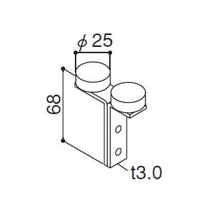 YKK AP YKKAP交換用部品 マグネット戸当たり(HH3K-19434) : ノース