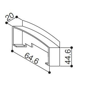 YKKAP交換用部品 コーナー用キャップ(HHK3-1079)｜hokusei