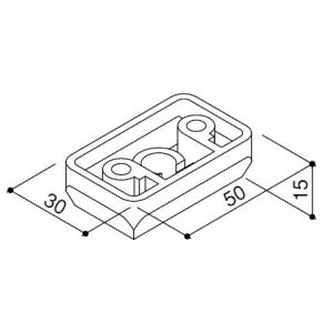 YKK AP HHK30107 交換 用 部品 下枠 障子 ストッパー( HH-K-30107 ) 70