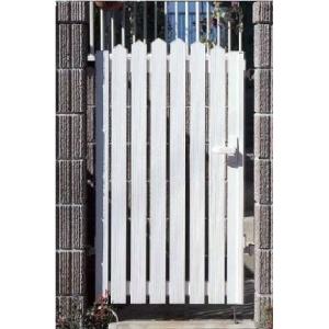 YKKAPガーデンエクステリア 門扉 シンプレオ Ａ1型(AB1型)  片開き[門柱内開きセット]：...