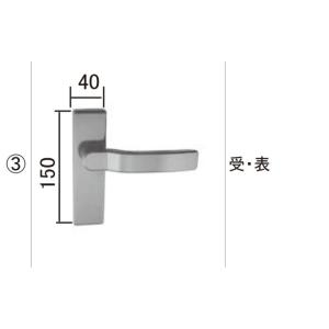 LIXIL補修用部品 TOEXブランド部品 門まわり商品 錠本体 シリンダーRD錠：受・表[KCU0...