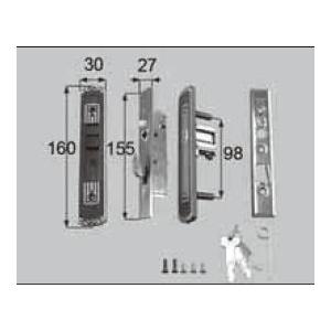LIXIL補修用部品 ドア・引戸用部品 錠 玄関・店舗・勝手口引戸 召合せ