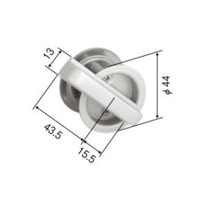 LIXIL補修用部品 リビング建材用部品 引戸 引戸錠・ストライク：大型サムターン表示錠[MZTZB...