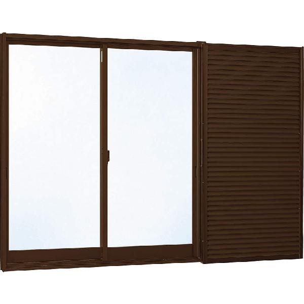 YKKAP窓サッシ 引き違い窓 フレミングJ[単板ガラス] 2枚建[雨戸付] 半外付型：[幅1690...