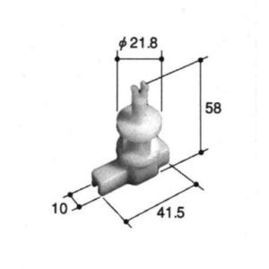 三協アルミ 戸車 ピボット(下) 軸  PKB1060 バスミックス浴室二枚折ドア BA型 BP型 ...