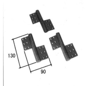 旧立山アルミ補修用部品 玄関ドア 丁番：丁番(吊元側かまち)[PKD2048-L2]