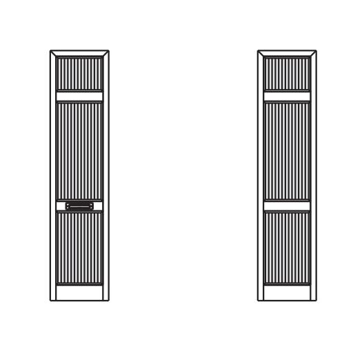 YKKAPオプション リフォーム玄関引戸 取替玄関引戸：れん樹 和華用 袖パネル[幅2600mm×高...
