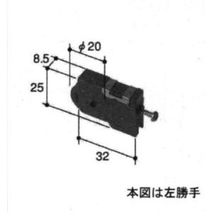 旧立山アルミ補修用部品 網戸 戸車：戸車(下かまち)[TO099]