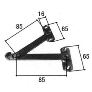三協部品 勝手口 アーム・アームストッパー：アーム(たて枠)[WB1266]